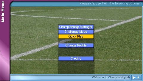 Championship Manager screenshot 4 for PSP